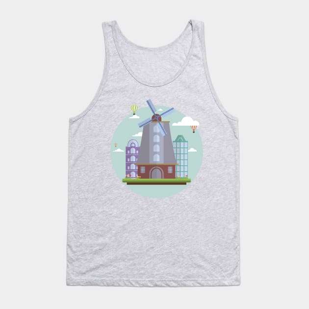 Amsterdam Tank Top by LineXpressions